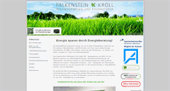 Desktop Screenshot of falkensteinkroll.de